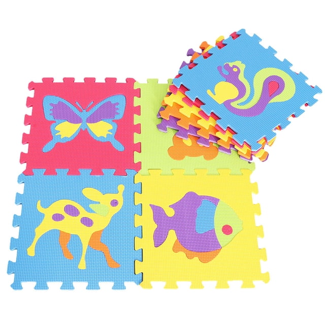 Rompecabezas de Alfombras Suave de Decorativos de Dormitario de , - 5 Baoblaze Puzzle Play Mat para niños