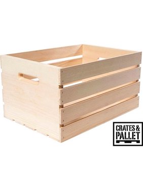 Crates and Pallet Wood Crate, Large