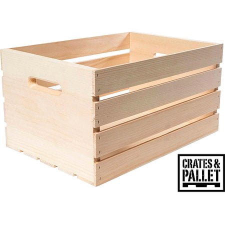 Crates and Pallet Wood Crate, Large