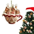 thumbnail image 5 of ZCSKFIN Hot Cocoa Mug 2D Acrylic Christmas Ornaments, Coffee Cup-Themed Tree Decorations, Charming and Funny Accents for Holiday Tree Displays and Festive Home Cheer, 5 of 7