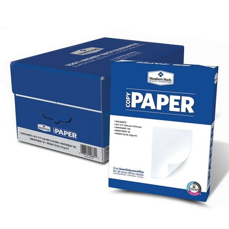 paper copy case ream bright sheets printer 20lb cheap printing ten reams letter 5x11 office binder multipurpose sheet walmart supplies