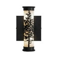 thumbnail image 3 of Meyda 151830 7 in. Tamarack Wall Sconce, Black & White Acrylic, 3 of 4