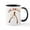 White/Black Inside, variant on CafePress - Oh, Snap Wishbone Mug - 11 oz Ceramic Mug - Novelty Coffee Tea Cup