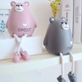 thumbnail image 3 of Coofit 2PCS Resin Ornament Creative Lovely Long Leg Tabletop Ornament Desk Decoration, 3 of 5