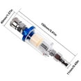 thumbnail image 3 of Air Dryer Water Oil Separator for Compressors Sprayer Paint Guns Pneumatic Tool with 1/4 Inch NPT Inline Moisture Filter, 3 of 6