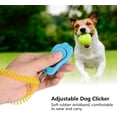 thumbnail image 2 of Clicker de entrenamiento ajustable de 3 velocidades, clicker de entrenamiento para perros con correa para la muñeca, ideal para caballos, gatos y pájaros, perfecto para el entrenamiento conductual (az, 2 of 5