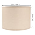 thumbnail image 3 of 2 Pcs Abat-Jour en Tissu Design Simple Abat-Jour pour Lampe de Table pour Chambre et Salon, 3 of 9