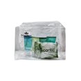 thumbnail image 1 of Toiletry Bag clear PVC with zipper size 22x17x6.5 cms printed "Essentials On The Go" 12's / Pack, 1 of 1