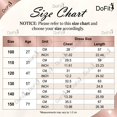 thumbnail image 6 of Halloween Patchwork Dress Costume Gothic Nightmare Cosplay Flutter Sleeve A Line Dress Outfit for Theme Party, 6 of 6