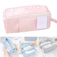 thumbnail image 2 of LCXmlly Large Capacity Pencil Case Pencil Case Large Capacity Double Sided Tofu Shaped Pencil Pouch Multi functional Storage for Stationery Purse And Cosmetics, 2 of 8