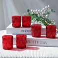 thumbnail image 4 of Juego de 12 hojas de ginkgo Woho Red con portavelas Votive, 4 of 9