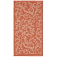thumbnail image 2 of Safavieh Courtyard Kevin Floral Indoor/Outdoor Area Rug, Terracotta/Natural, 2' x 3'7", 2 of 14