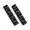 Black, variant on Chririnla Turtle Floral Print Car Seat Belt Pads 2 Pack, Seat Belt Cover Pad Polyester Soft Breathable for Truck Sedans Cars