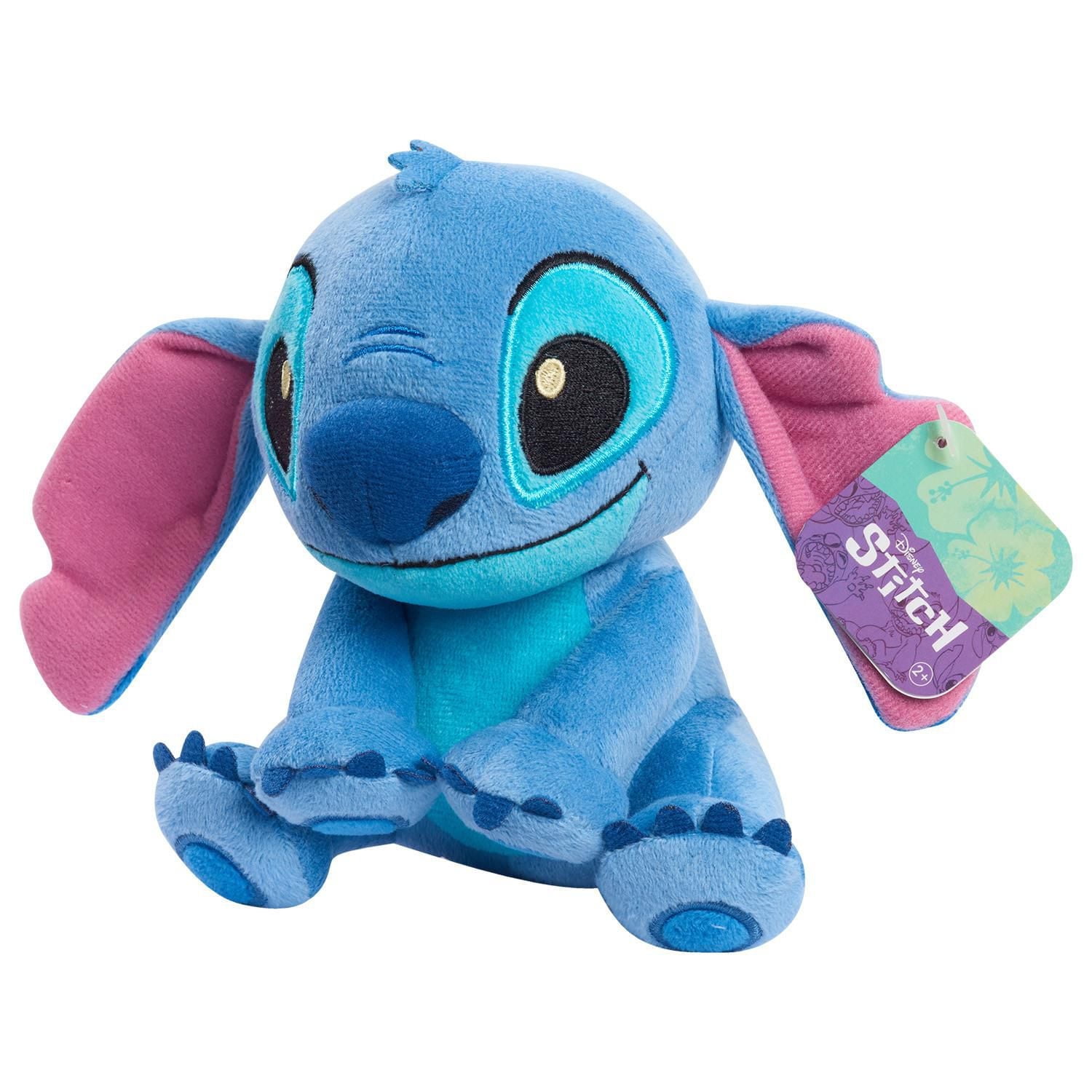 Peluche à Grains Disney Lilo et Stitch de 19 cm (7,5 pouces), Stitch à Oreilles Pendantes