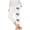 White, variant on Girls Leggings 4th Of July Flag Elastic Waist Capri Pants Summer Casual Stretchy Comfy Pant Slim Fit (6 Years, Red)