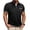 Black, variant on FRSASU Mens Short Sleeve Polo Shirts Leisure Summer Button Basic Shirt Classic Golf Stylish Tops with Pocket Wine