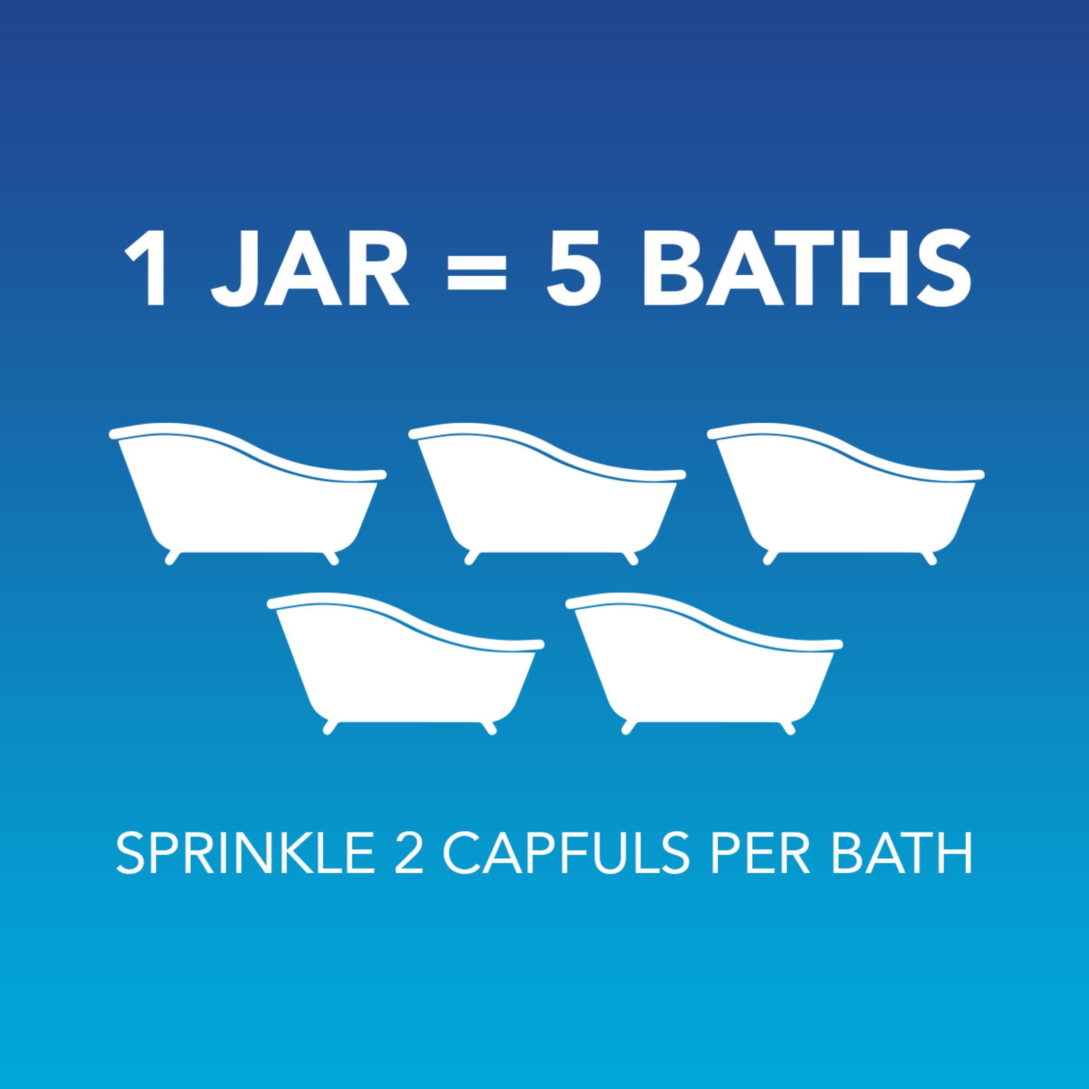 Vicks VapoBath Bath Crystal Powder, Non-Medicated Salts Soothing Vicks Vapors, 15 oz