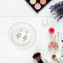 WHAMVOX White Ceramic Dessert Plate for Holding Appetizer Perfect for Any Event 6.5 Inches