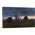 thumbnail image 1 of ARTCANVAS Fishing Boat by the Baltic Sea 1835 Canvas Art Print by Caspar David Friedrich - Size: 26" x 18" (1.50" Deep), 1 of 9
