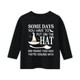 thumbnail image 4 of Girls Halloween Sweatshirt Some Days You Have To Put On The Hat Cute Graphic Oversized Pullover Tops for Teen Kids, 4 of 4