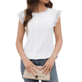 thumbnail image 1 of Blusa de Encaje con Cuello Alto para Mujer M, 1 of 7