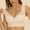 Beige, variant on purcolt Plus Size Wire Free Bras for Women, Shockproof Breathable Push Up Bralettes Full-Coverage Wireless Bra Comfort Lightly Lined Lingerie Beauty Back Brassiere Everyday Underwear