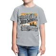 thumbnail image 2 of Hot Wheels Hot Rod City Skyline Boys Graphic Short Sleeve T-Shirt (Sport Grey, S-XL), 2 of 4