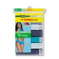 thumbnail image 3 of Fruit of the Loom Women's Assorted Heather Bikini Underwear, 6+3 Pack, 3 of 4