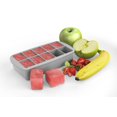 thumbnail image 3 of Melii Silicone Baby Food Freezer Tray with Lid - Grey - for baby kid adult, 3 of 6
