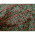 thumbnail image 4 of oneOone Silk Tabby Fabric Leaves & Floral Block Print Fabric By The Yard 42 Inch Wide, 4 of 6