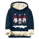 thumbnail image 2 of Sudadera con capucha para hombre, informal, a la moda, con estampado, de manga larga, con bolsillo, de poliéster, 2 of 5