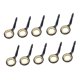 thumbnail image 4 of Guías de Caña de Pescar Sunnimix 10 Piezas Acero Inoxidable Reparación Oro, 4 of 8