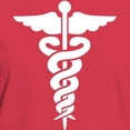 thumbnail image 3 of CafePress - Medical Symbol Caduceus Women's Dark T Shirt - Women's Traditional Fit Dark T-Shirt, 3 of 4