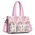 thumbnail image 2 of Teacher Tote Bag,Fairy Princess Mushroom Pattern Teacher Utility Tote Bag,Large Work Tote Bags for Women with Multiple Pockets,Top Zipper Closure,13.8x10.6x6.7 Inch, 2 of 5