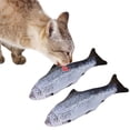 thumbnail image 2 of 2PCS Fish Cat Toy Interactive Simulated Realistic Plush Catnip Toy Cat Chew Toy, 2 of 10