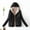 Black, variant on Hooded Slim-Fit Plus -Padded Jacket Warm Lamb Velvet Jacket Women'S Jacket Warm Coat Hood Jacket Women Ladies Outerwear Junior Outerwear Sweaters Womens Full Zip Seamless Workout Jacket Winter Jacket