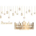 thumbnail image 2 of Ramadan Stickers Wall Decals Wall Sticker Islamic Muslim Wall Decals Stickers Mubarak Ramadan Lantern Star Decor For Home Living Room Bedroom Decorations Wallpaper 50% 0ff Clearance!, 2 of 8