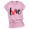 thumbnail image 1 of Birdeem Femmes Saint-Valentin Imprimé T - Mode Confortable Chemisiers Hauts pour Femme, 1 of 1