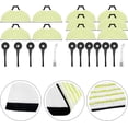 thumbnail image 2 of WYJ 4Pcs Replacement Parts for Shark AV2610WA Robot Vacuum, Compatible RV2610WA RV2620WD RV240, 4 Mop Pads, 4 Side Brush, 1 Cleaning Brush-0614, 2 of 6