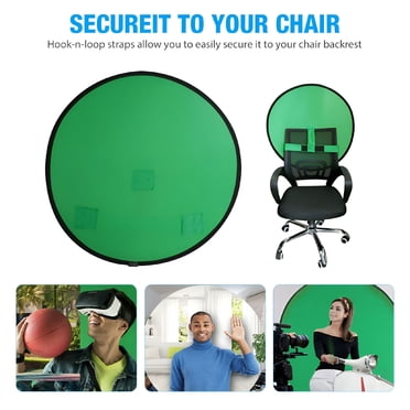GJX Round Green Backdrop Photography Background Screen Portable Photo Video Studio