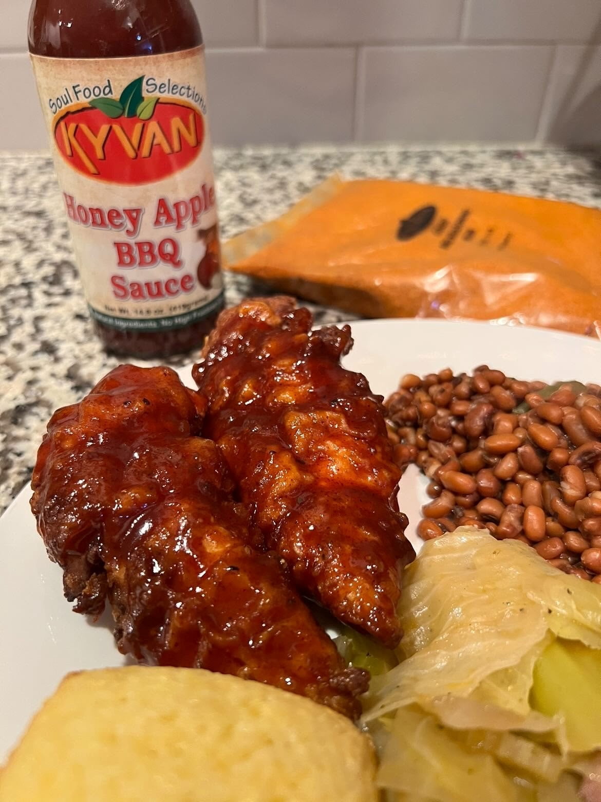 Kyvan Honey Apple BBQ Sauce, 15 Fl Oz