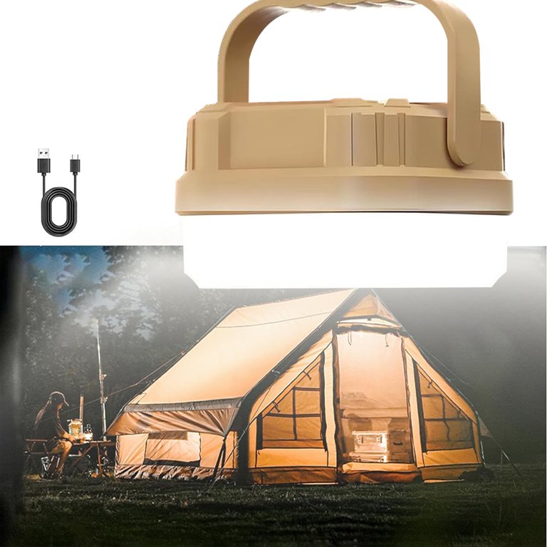 buy mini backpacking tent lanterns 4 Pack Camping Lights, Mini Portable Tent Light for Camping, LED Outdoor Camping Light with 3 Lighting Modes, Rechargeable Camping Lanterns, Men's,