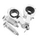 thumbnail image 1 of Luxshiny 1Jgo Kit De Adaptador Para Manubrio De Motocicleta Resistente En Color Plateado Para Uso Todoterreno, 1 of 6
