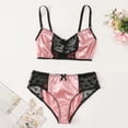 thumbnail image 2 of TAIAOJING New Fashion Lace Silk Sleepwear Pajamas Satin Comfort Bralette Bras, 2 of 9