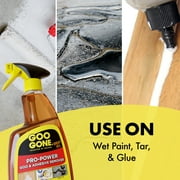 (4 pack) Goo Gone Pro-Power Heavy Duty Tape, Adhesive & Grease Remover Spray Gel, Orange Citrus Scent, 24 oz, 1 count