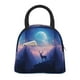 thumbnail image 1 of Disketp Night Sky Elk Bolsa Térmica para Almuerzo, Lonchera con Abertura Amplia y Gran Capacidad, Organizador Reutilizable para Mujeres, Hombres y Adultos, 1 of 6