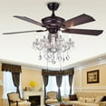 thumbnail image 2 of Havorand 52-inch 5-Blade Ceiling Fan Crystal Chandelier, 2 of 7