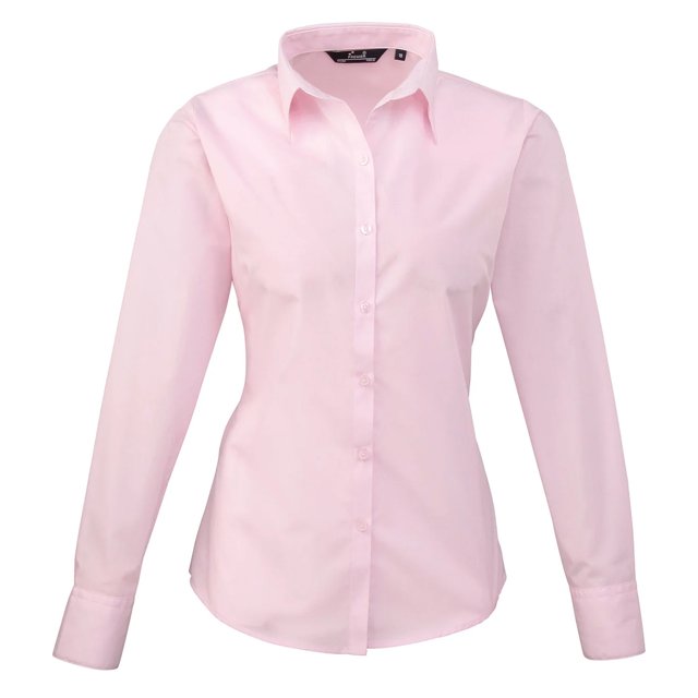 Premier Blouse en Popeline à Manches Longues pour Femmes