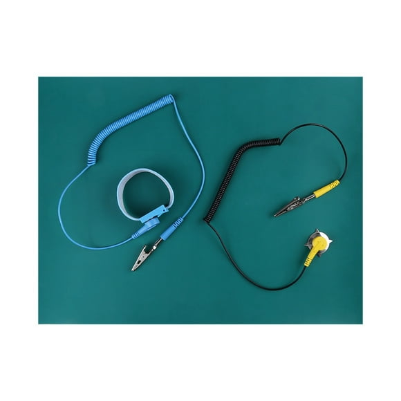Domqga Electrostatic Discharge Anti-Static Wrist Strap Ground Wire Mat Set for Phone Repair, Anti Static Mat, Anti Static Band