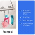 thumbnail image 5 of Bamodi Shower Caddy Hanging - 2-Tier Over Door Chrome-Plated - No Drilling Required - Fits, 5 of 8